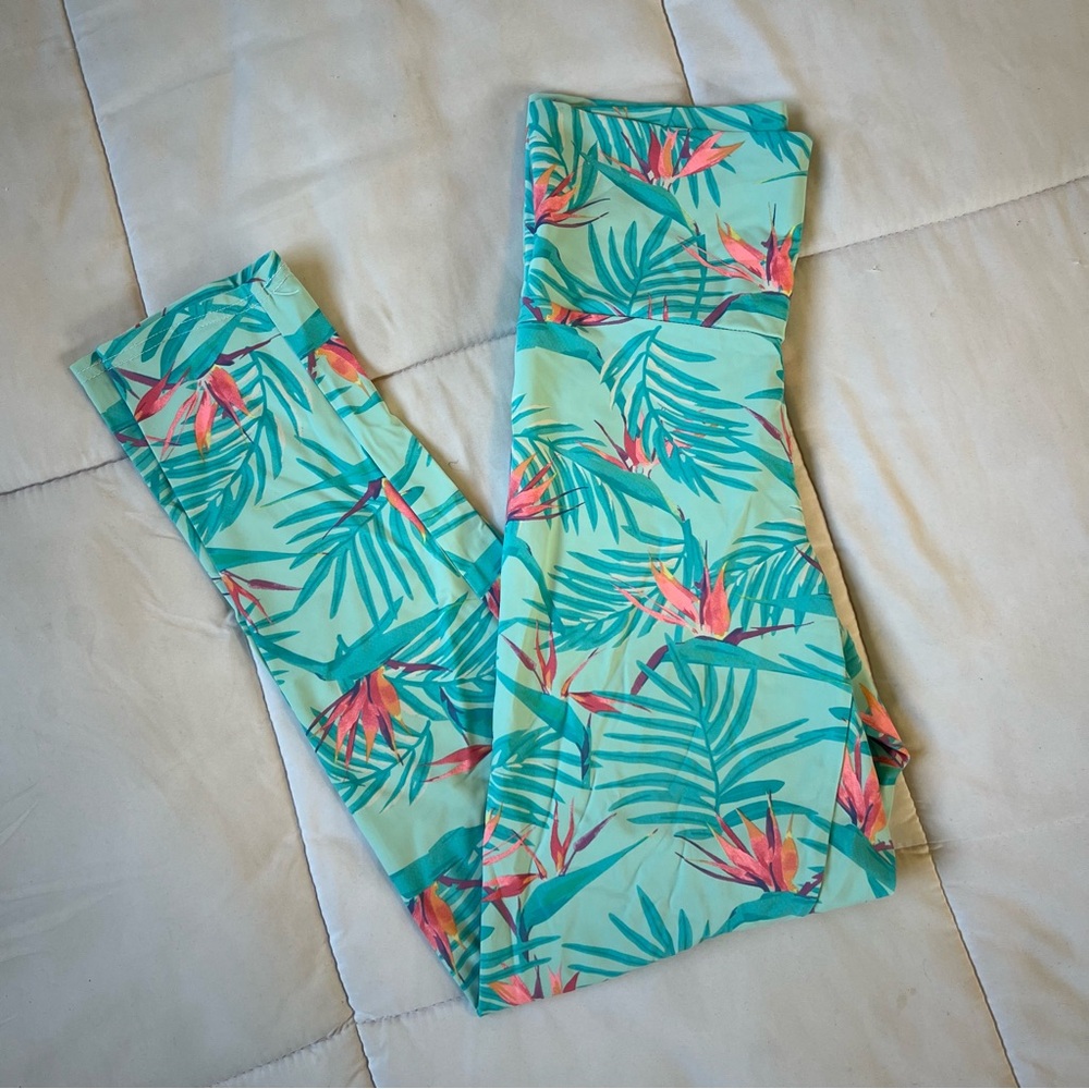 Bird of Paradise Cropped Leggings